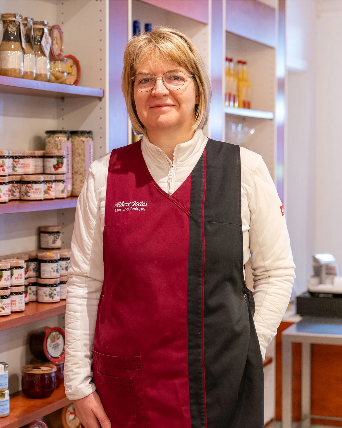 Anita Wilts, Büro und Ladenverkauf